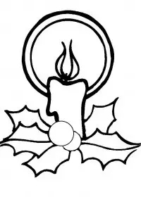 Fisă de colorat cu Craciun ornamente de colorat p27