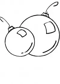 Fisă de colorat cu Craciun ornamente de colorat p31