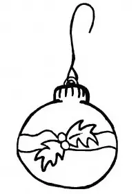 Fisă de colorat cu Craciun ornamente de colorat p34