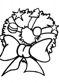 Fisă de colorat cu Craciun ornamente de colorat p36