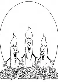 Fisă de colorat cu Craciun ornamente de colorat p38