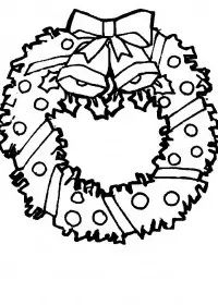 Fisă de colorat cu Craciun ornamente de colorat p43