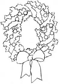 Fisă de colorat cu Craciun ornamente de colorat p50