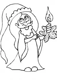 Fisă de colorat cu Craciun ornamente de colorat p54