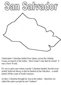 Fisă de colorat cu Cristofor columb de colorat p09