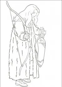 Fisă de colorat cu Cronicile din narnia de colorat p03