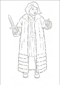 Fisă de colorat cu Cronicile din narnia de colorat p04