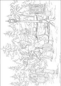 Fisă de colorat cu Cronicile din narnia de colorat p08