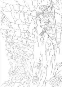 Fisă de colorat cu Cronicile din narnia de colorat p12