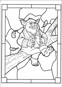 Fisă de colorat cu Cronicile spiderwick de colorat p04