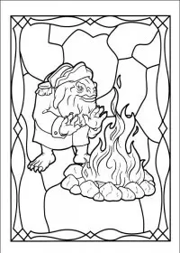 Fisă de colorat cu Cronicile spiderwick de colorat p07