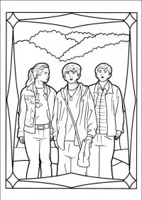 Fisă de colorat cu Cronicile spiderwick de colorat p13