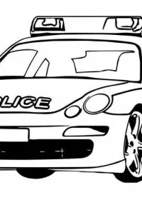 Fisă de colorat cu Masini de colorat p25