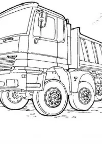 Fisă de colorat cu Masini de colorat p9