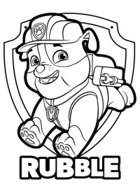 Patrula Cățelușilor de colorat p60