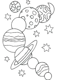 Planete de colorat p22