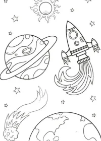 Planete de colorat p5