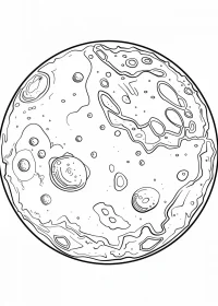 Planete de colorat p1