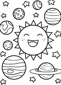 Planete de colorat p16