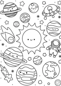 Planete de colorat p10