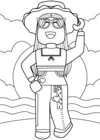 Roblox de colorat p21