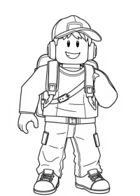 Roblox de colorat p19