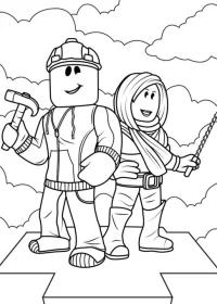 Roblox de colorat p28