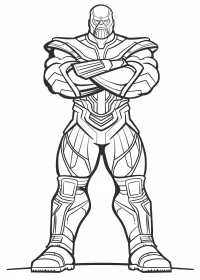 Thanos de colorat p23