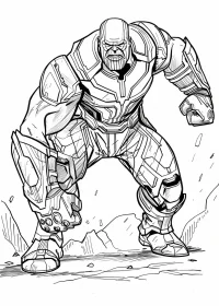 Thanos de colorat p8