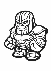 Thanos de colorat p25