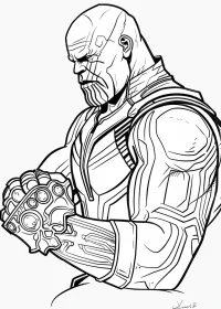 Thanos de colorat p6