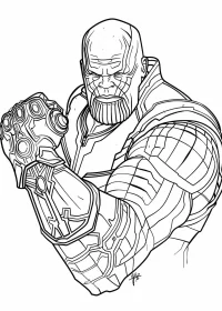 Thanos de colorat p15