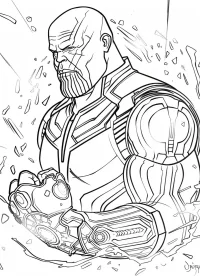 Thanos de colorat p12