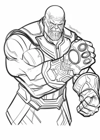 Thanos de colorat p20