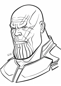 Thanos de colorat p19