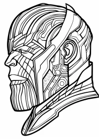 Thanos de colorat p5