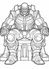 Thanos de colorat p3