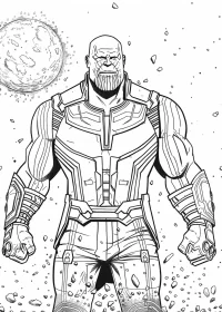 Thanos de colorat p1