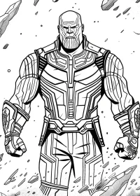 Thanos de colorat p11