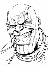 Thanos de colorat p10