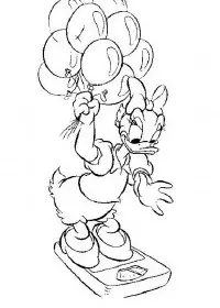 Fisă de colorat cu Donald duck de colorat p29