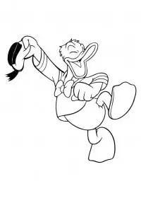 Fisă de colorat cu Donald duck de colorat p57