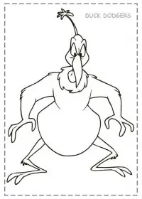 Fisă de colorat cu Duck dodgers de colorat p07