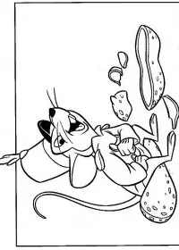 Fisă de colorat cu Dumbo de colorat p20