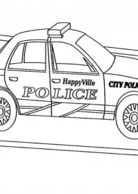 Fisă de colorat cu Masini de colorat p27