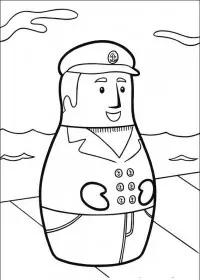 Fisă de colorat cu Eroii orasului higgly de colorat p23