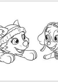 Patrula Cățelușilor de colorat p3
