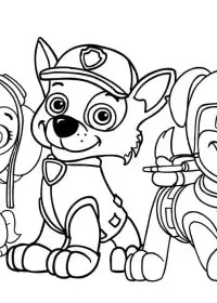 Patrula Cățelușilor de colorat p32