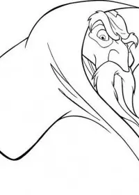 Fisă de colorat cu Excalibur de colorat p02