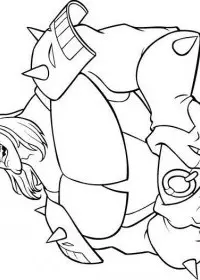 Fisă de colorat cu Excalibur de colorat p04